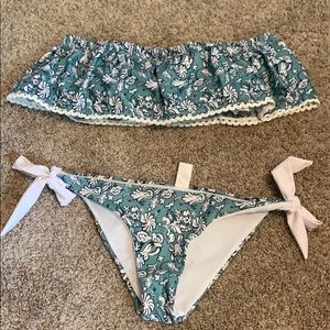 Off the shoulder bathing suit